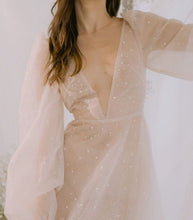 Load image into Gallery viewer, Sparkling Sheer Tulle Dressing Robe