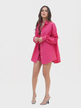 Load and play video in Gallery viewer, Oversized Polo (Fuchsia)
