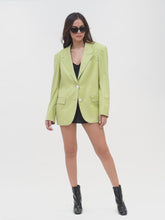 Load and play video in Gallery viewer, Tailored Oversized Blazer (Avocado)