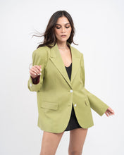 Load image into Gallery viewer, Tailored Oversized Blazer (Avocado)