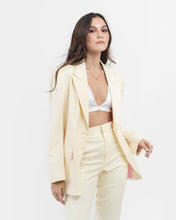 Load image into Gallery viewer, Tailored Oversized Blazer (Sunshine)