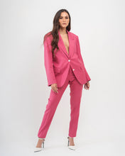 Load image into Gallery viewer, Slacks with zipper on hem (Fuchsia)