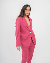 Load image into Gallery viewer, Slacks with zipper on hem (Fuchsia)
