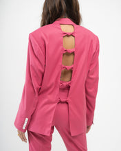 Load image into Gallery viewer, Tailored Oversized Blazer (Fuchsia)