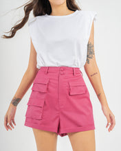 Load image into Gallery viewer, Cargo Shorts (Framboise)