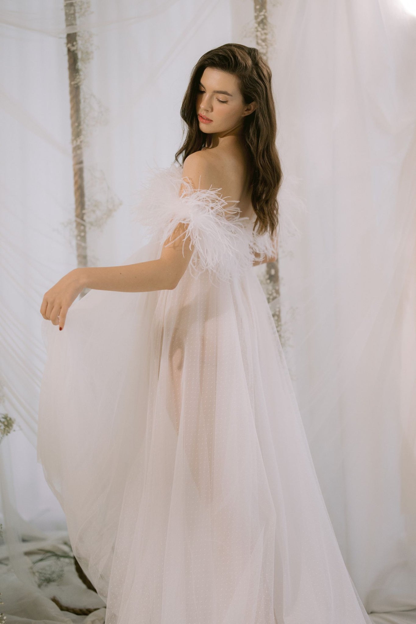 tulle babydoll dress ZIMMERMANN makes this light blue baby doll that is absolutely stunning on! Come visit her at the shop today, or have us ship her to you The puff sleeves add a touch of whimsy TULLE BABY DOLL DRESS S