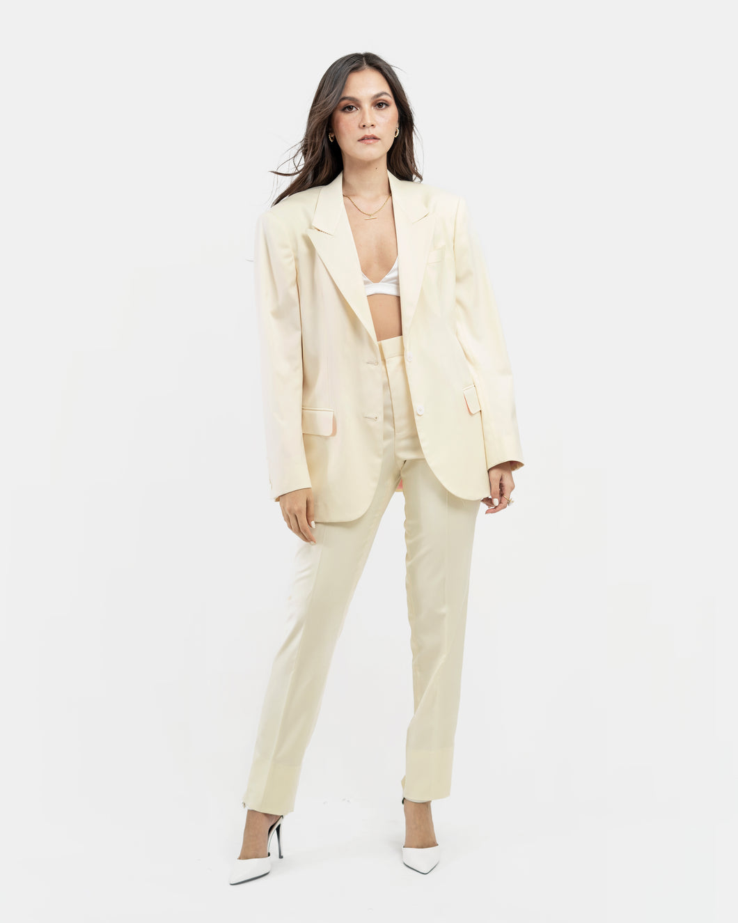 Tailored Oversized Blazer (Sunshine)