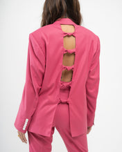Load image into Gallery viewer, Tailored Oversized Blazer (Fuchsia)
